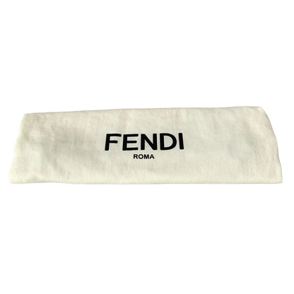Fendi Shoulder Bag Slim Clutch Dark Yellow Strap Removable Leather — view 8