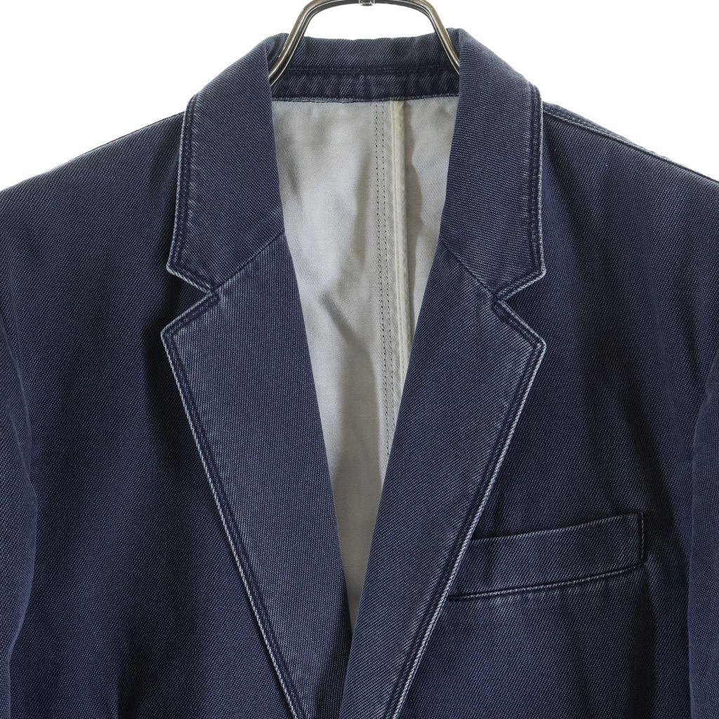 Gucci Denim Singletailored Jacket Gray — view 3