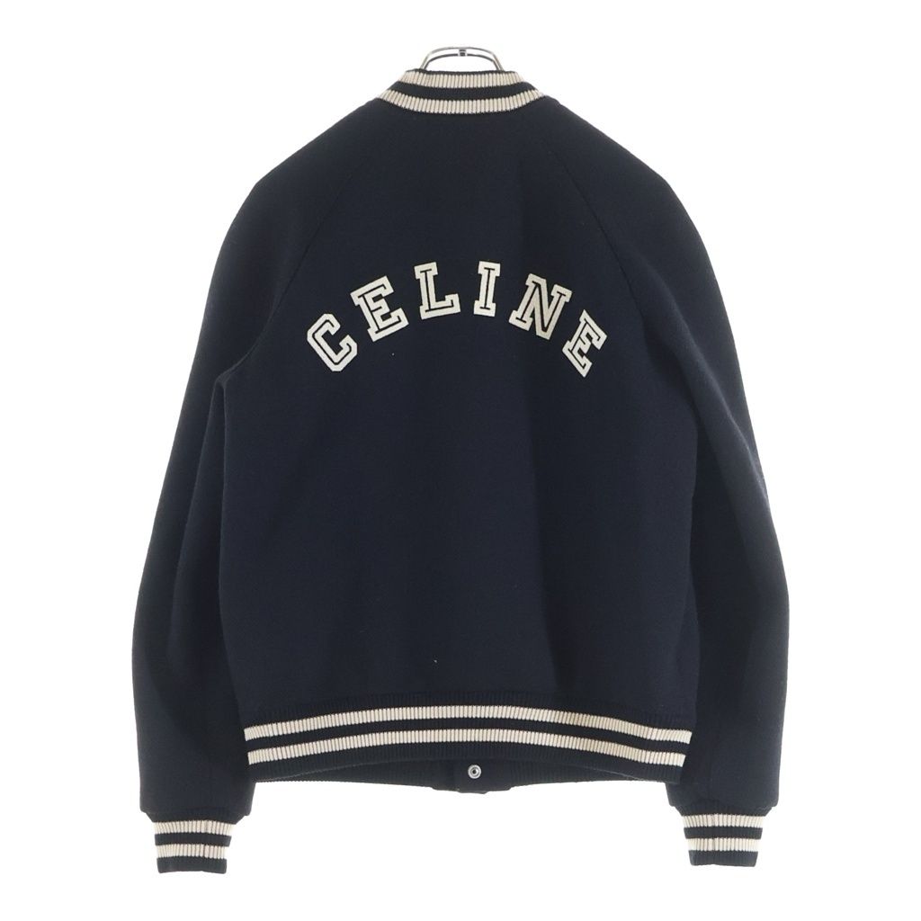 Celine Teddy College Bomber Jacket Dijacket Black — view 2
