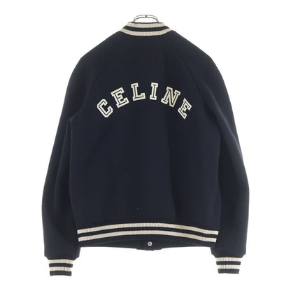 Celine Teddy College Bomber Jacket Dijacket Black — view 2