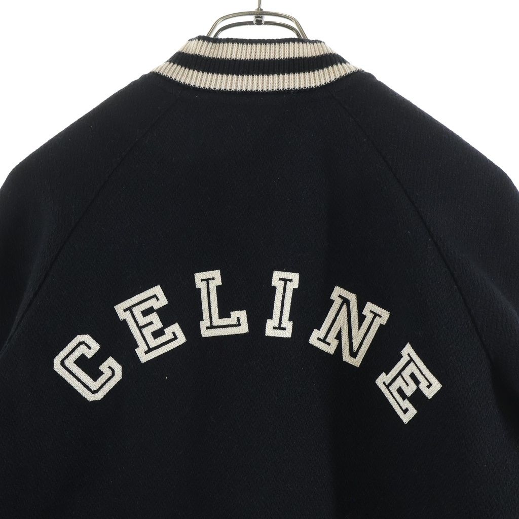 Celine Teddy College Bomber Jacket Dijacket Black — view 4