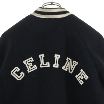 Celine Teddy College Bomber Jacket Dijacket Black — view 4