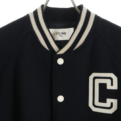 Celine Teddy College Bomber Jacket Dijacket Black — view 3