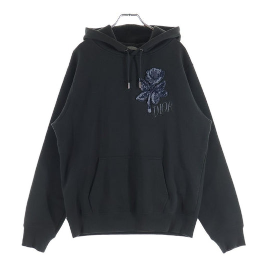 Dior Flo Logo Embroidery Cotton per Dead Ohlin Pullover Sweatshirt Hoodie S
