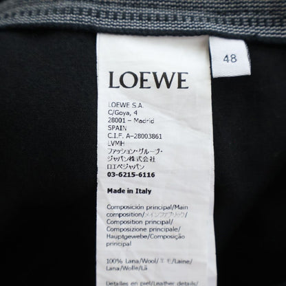 Loewe Double Nice Zip Pants 48 Black — view 8
