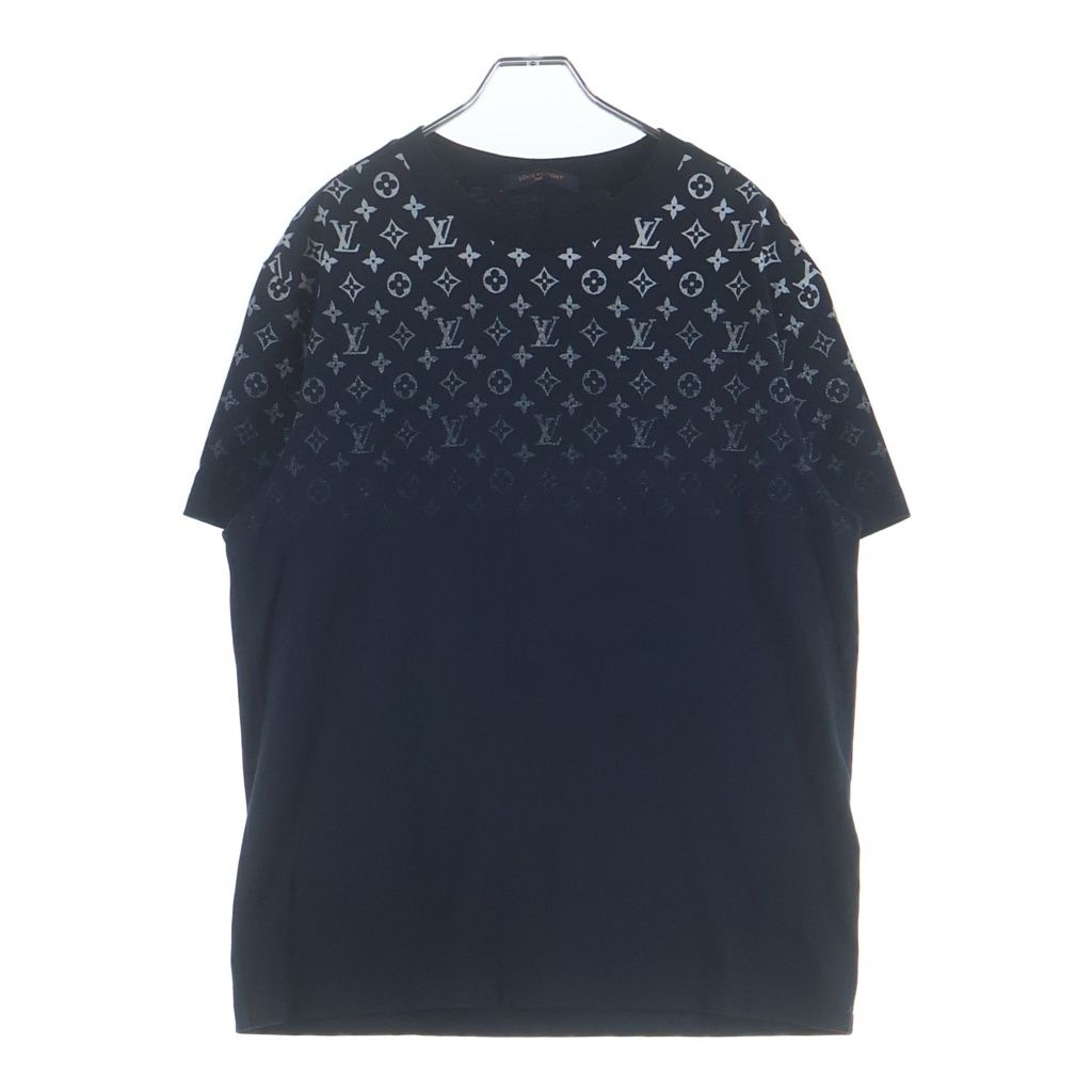 Louis Vuitton Monogram Di Short Sleeve Cut and Sew T-Shirt Navy