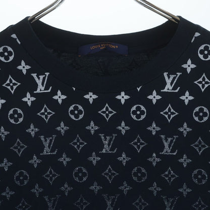 Louis Vuitton Monogram Di Short Sleeve Cut and Sew T-Shirt Navy — view 3