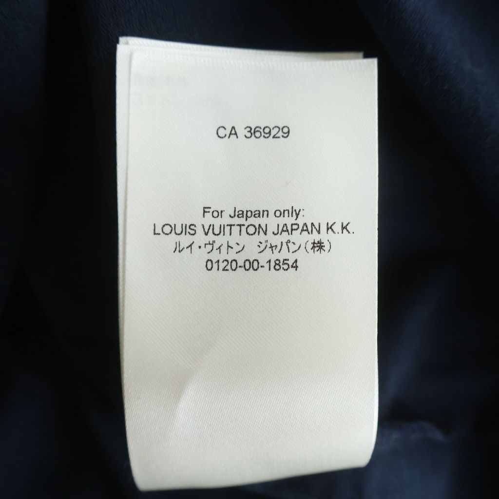 Louis Vuitton Monogram Di Short Sleeve Cut and Sew T-Shirt Navy — view 8