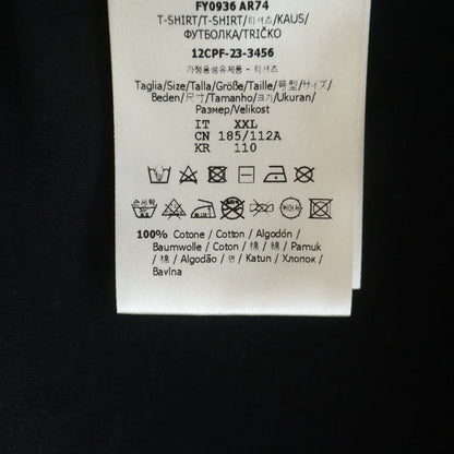Fendi Staff Only on Backprint T-Shirt Short Sleevekuru Neckcut and Sew Black — view 7