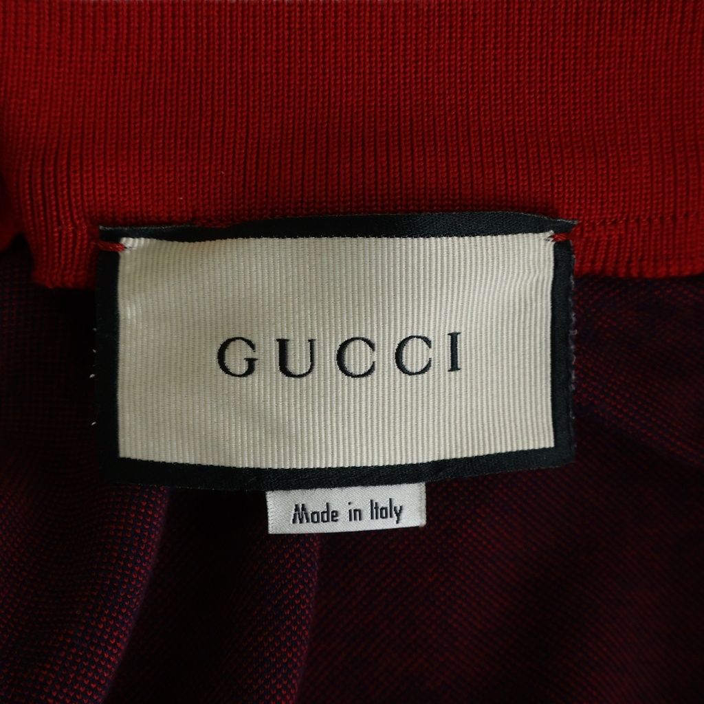 Gucci GG Jacquard Cotton Jacket All Over Pattern Track Jacket Navy — view 6