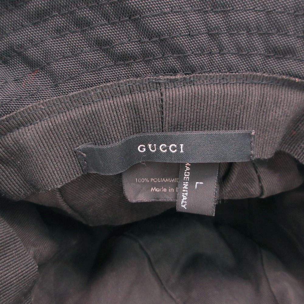 Gucci Hat Sherry Line Bakeha Bucket Hat Black — view 4