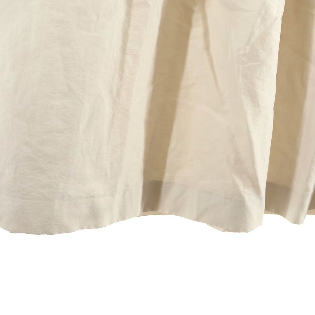 Max Mara S Cotton Linen Strikeswitching Sleeveless Dress Long Dress 34 Beige — view 4