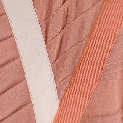Fendi Silk Puri Contrast Short Sleeve Dress 36 Pink — view 5