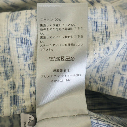 Dior Oblique Cotton Denim Jacket Long Sleeve Shirt 39 Blue — view 8
