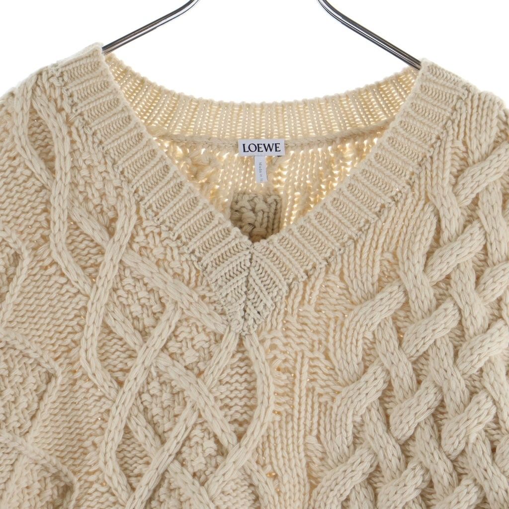 Loewe Grade Shaw Bull Knit Sweater White — view 3