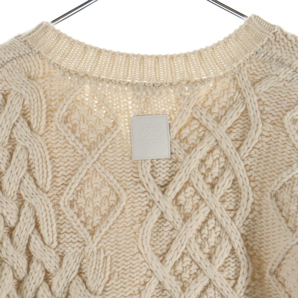 Loewe Grade Shaw Bull Knit Sweater White — view 4