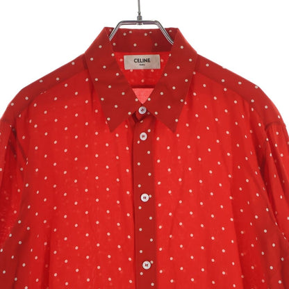 Celine Strike Color Classic Dot Yonlong Sleeve Shirt — view 3