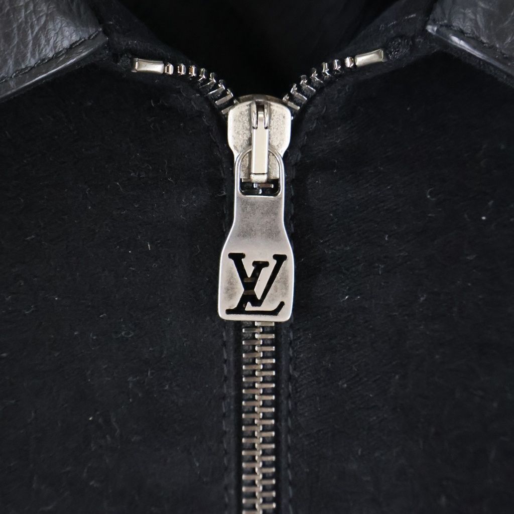 Louis Vuitton Mng Macro Mix Leather Workwear Monogram Jacket Cutreplacement — view 5