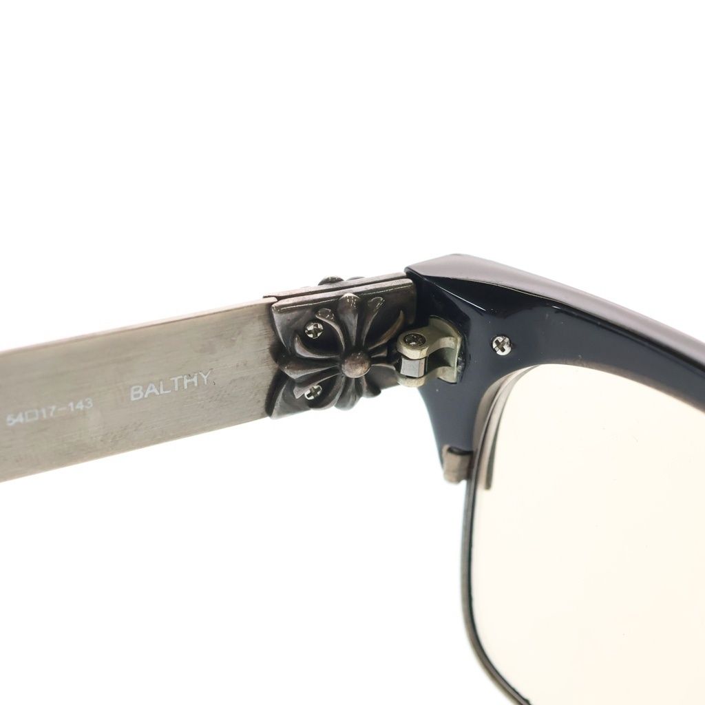 Chrome Hearts Balthy CH Sunglasses Silver Black Eyewear — view 4