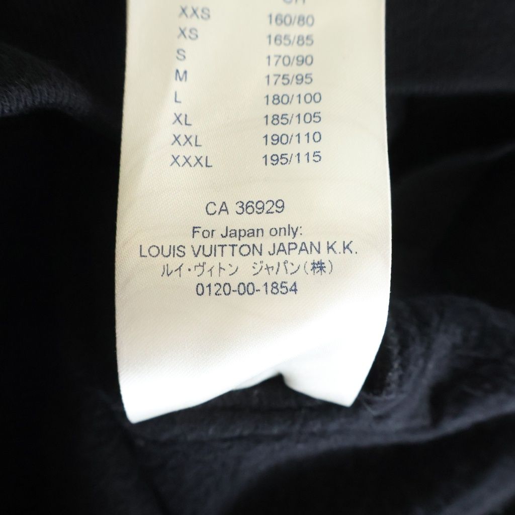 Louis Vuitton Monogram Kuru Di Hoodie Pullover Logo Cotton Black — view 8