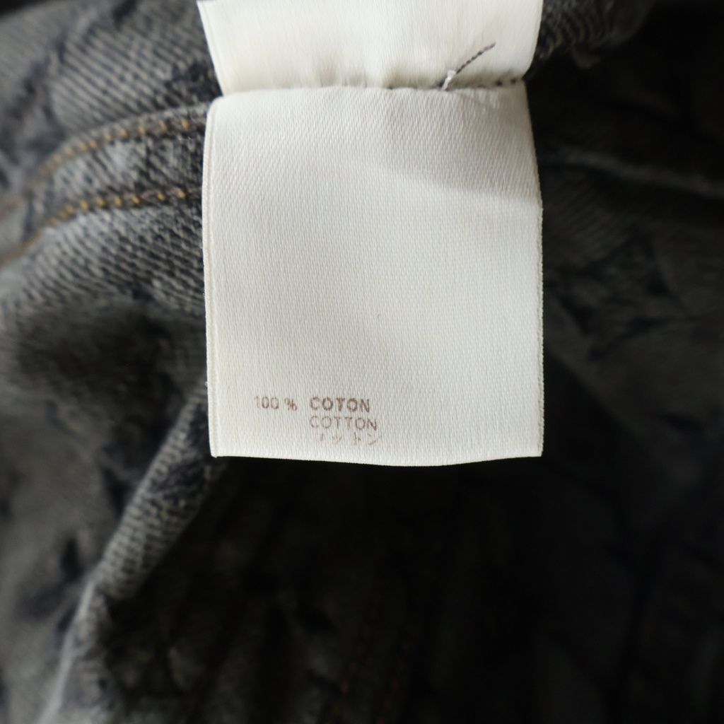 Louis Vuitton Monogram Cotton Short Sleeve Denim Jacket 34 Black — view 7