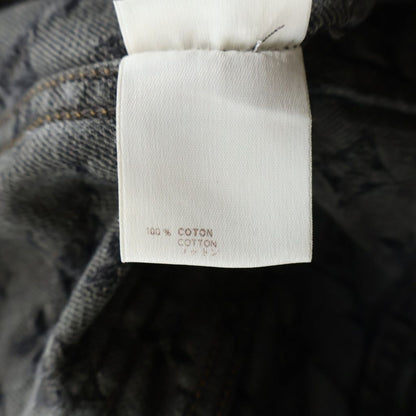Louis Vuitton Monogram Cotton Short Sleeve Denim Jacket 34 Black — view 7
