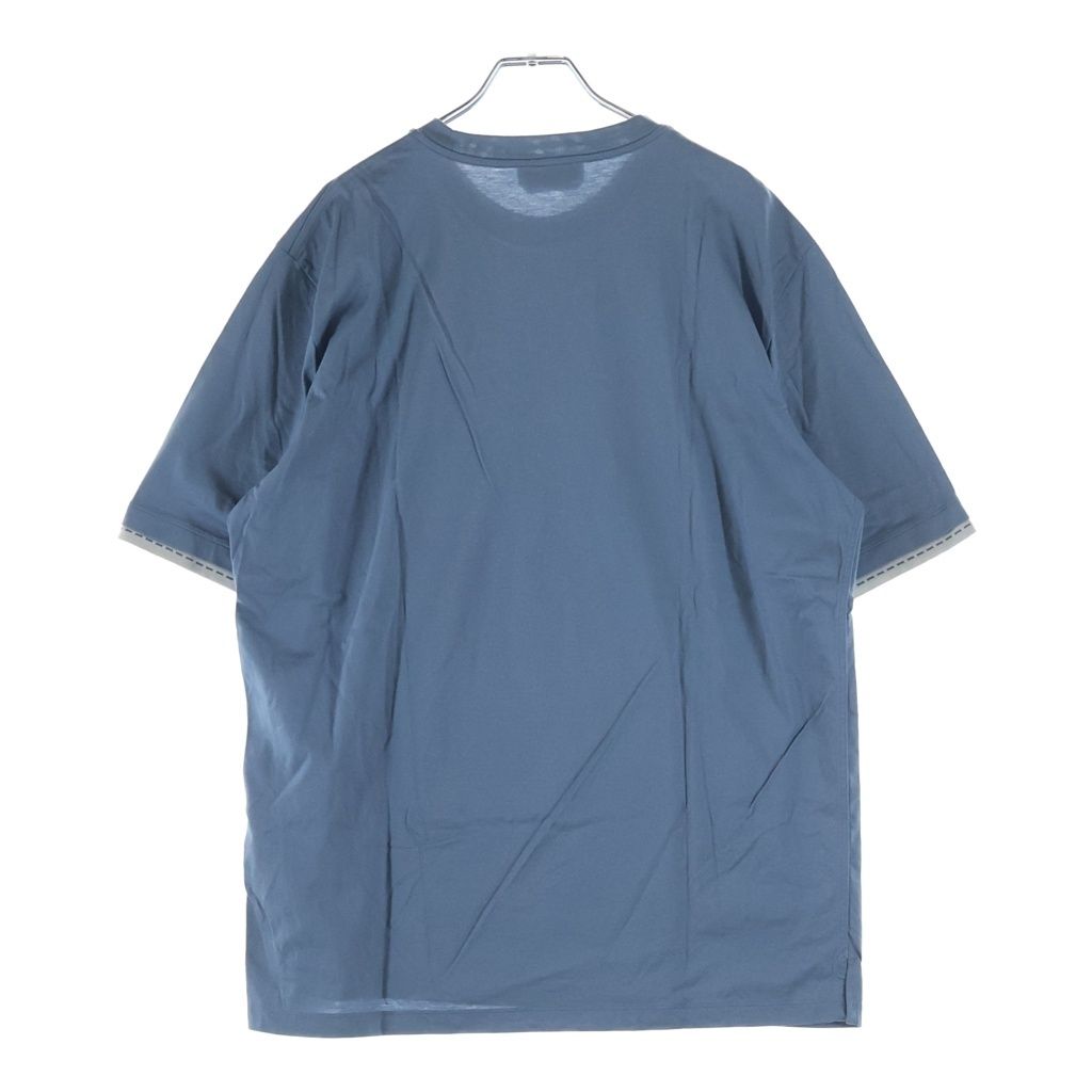 Hermes Short Sleeve Kuru Neck T-Shirt Blue — view 2