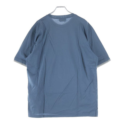 Hermes Short Sleeve Kuru Neck T-Shirt Blue — view 2