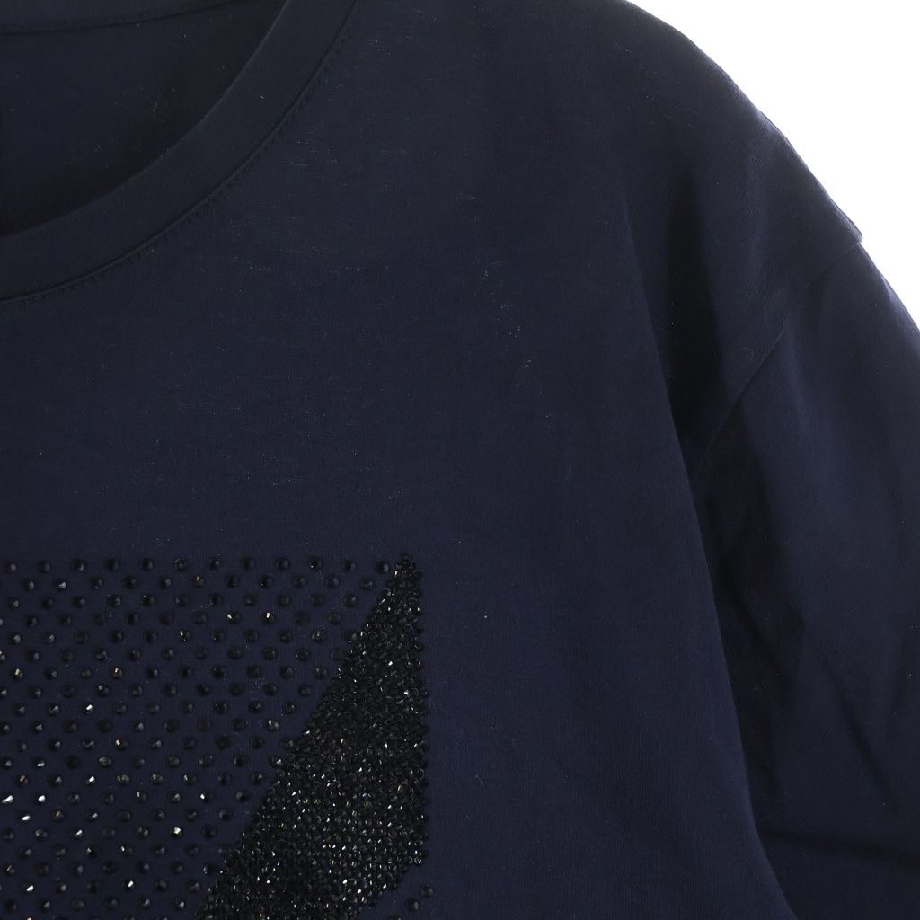 Fendi Montstar Eye Color Strike Short Sleeve Kuru Neck T-Shirt Navy — view 4