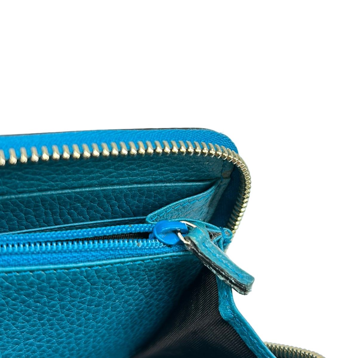 Gucci Wallet Betty Blue Green Zip Around Leather — view 7