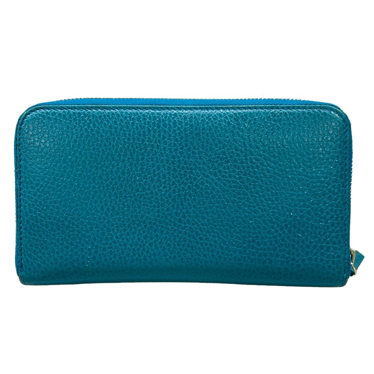 Gucci Wallet Betty Blue Green Zip Around Leather — view 2