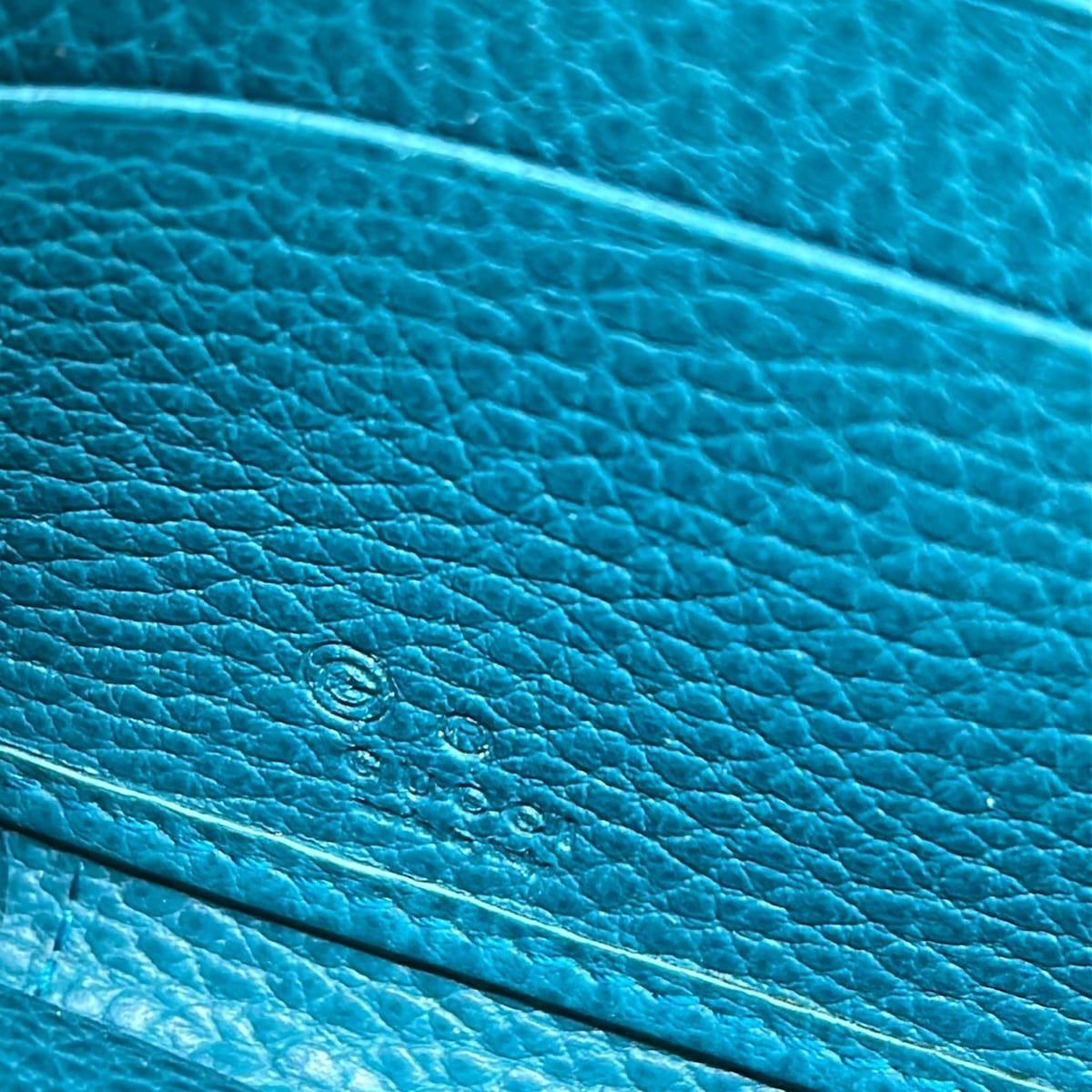 Gucci Wallet Betty Blue Green Zip Around Leather — view 5
