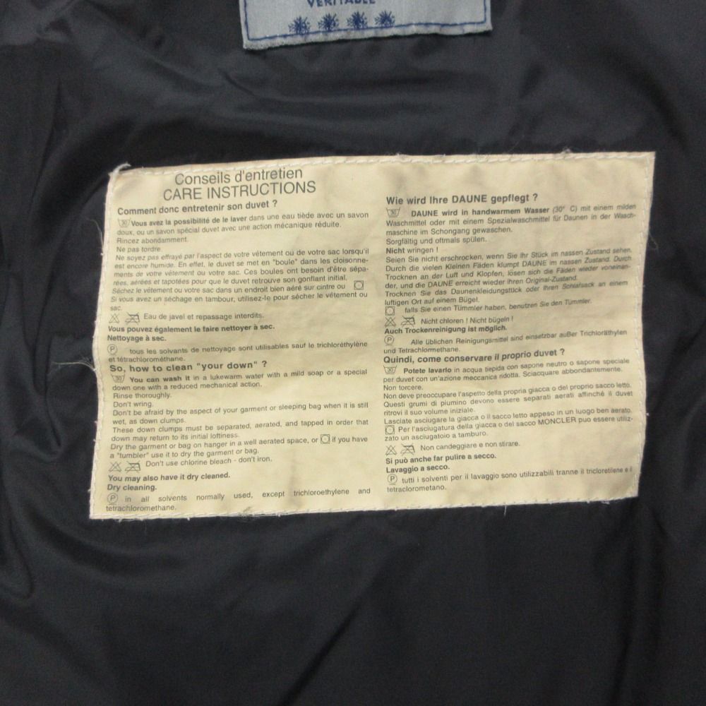 Moncler Coat Long Maxi Length Down Black — view 6