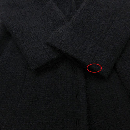 Chanel Coat Tweed Long Coat Jacket A Line Friends Outer Fully Lined Navy — view 8