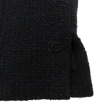 Chanel Coat Tweed Long Coat Jacket A Line Friends Outer Fully Lined Navy — view 7