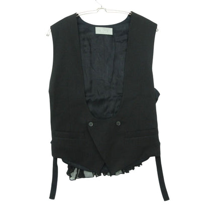 Dior Homme Vest Eddie Era Sequin Contrast Gilet Top Black