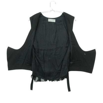 Dior Homme Vest Eddie Era Sequin Contrast Gilet Top Black — view 3