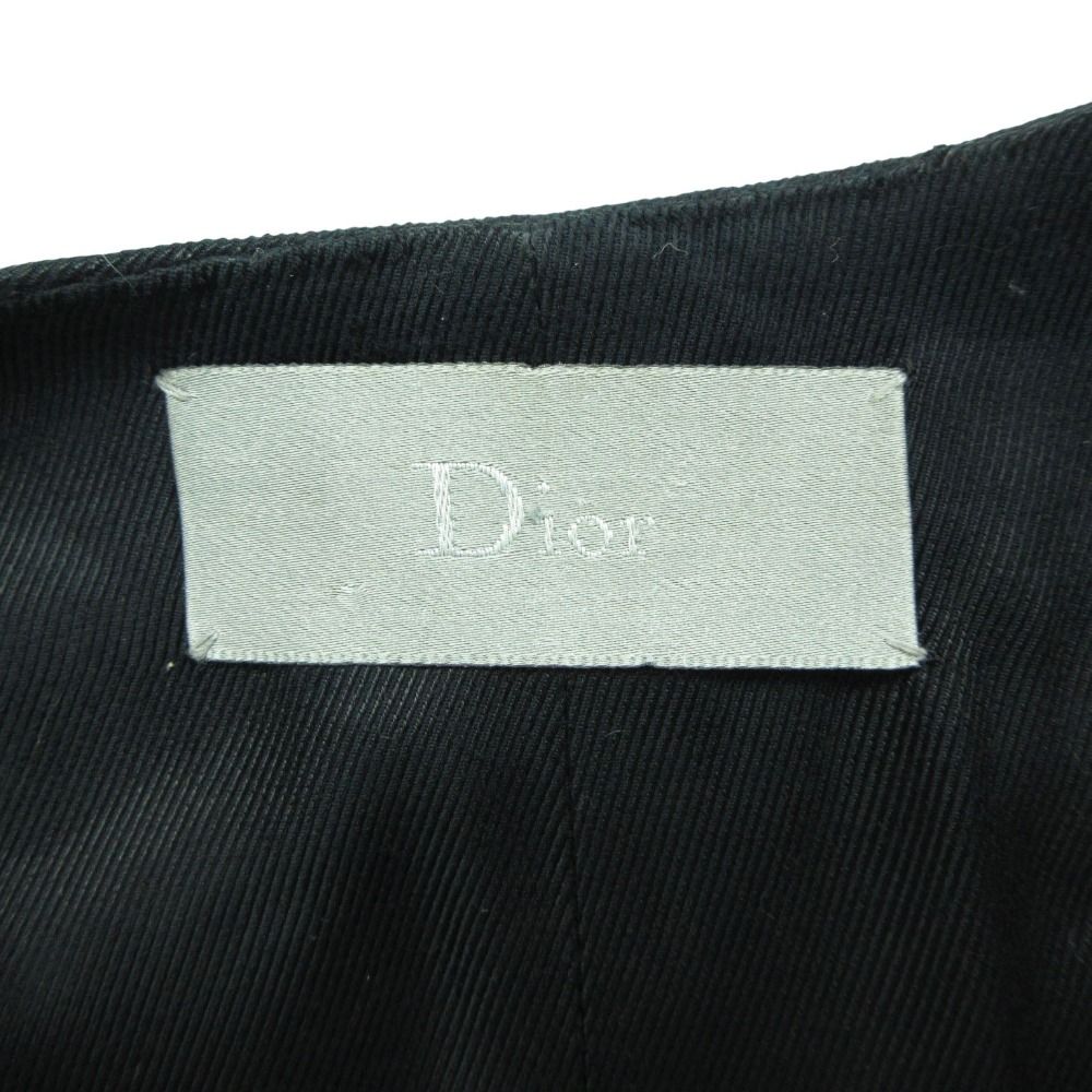 Dior Homme Vest Eddie Era Sequin Contrast Gilet Top Black — view 4