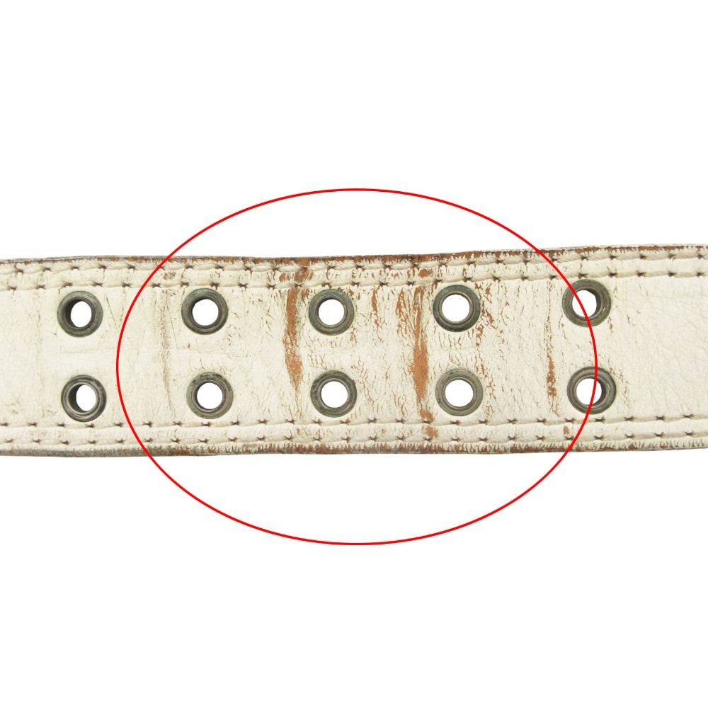 Dior Homme Dio by Hedi Slimane Belt Eddie Era Leather Star Studs Archive Grams — view 7