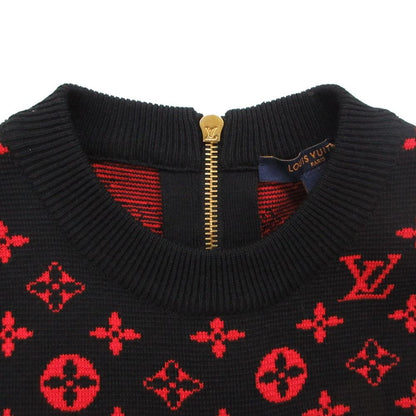 Louis Vuitton Dress Monogram Knit Sleeveless Mini Back Zipper Black — view 5