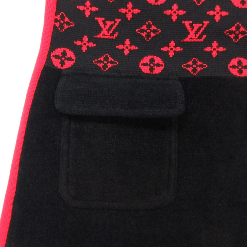 Louis Vuitton Dress Monogram Knit Sleeveless Mini Back Zipper Black — view 7