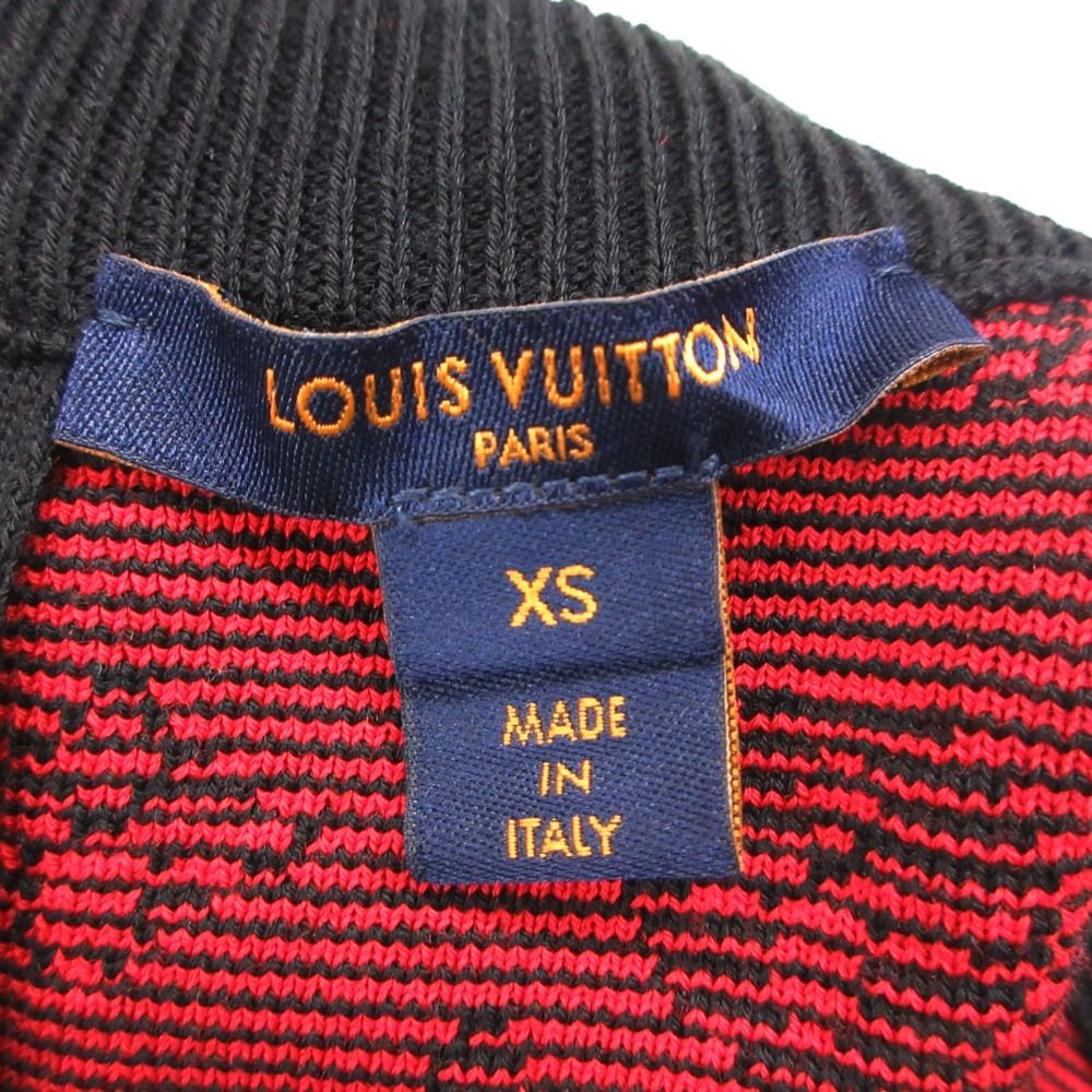 Louis Vuitton Dress Monogram Knit Sleeveless Mini Back Zipper Black — view 3