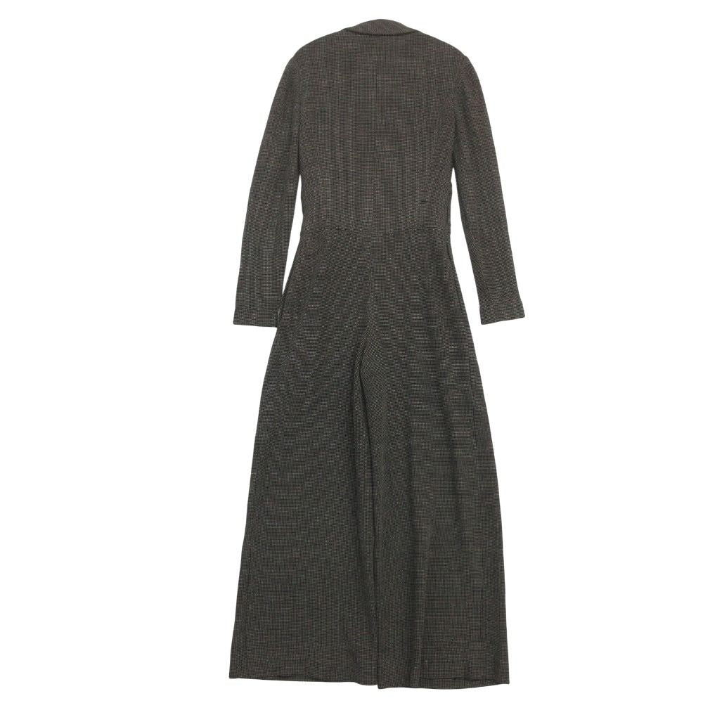 Chanel Jumpsuit Wool Silk CC Logo Jumps All in One Black — view 2