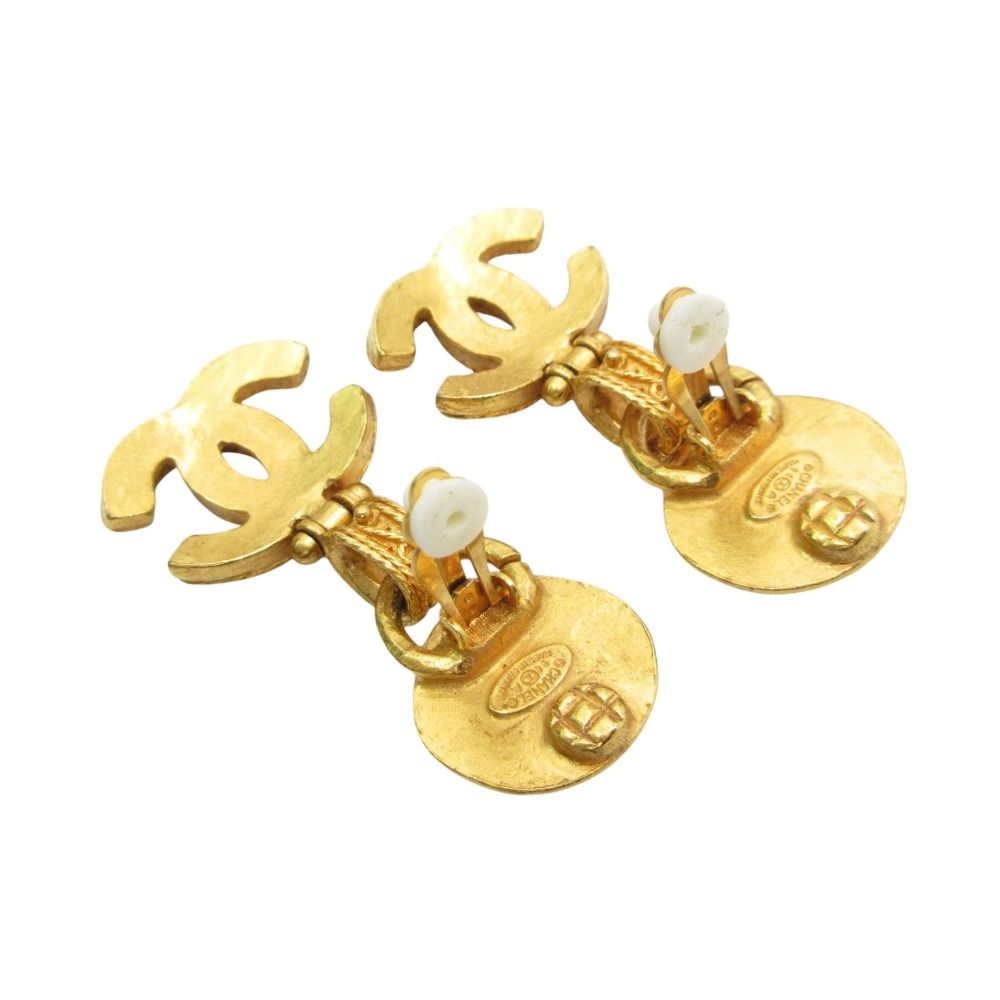 Chanel Earrings koizblue CC Logo Gold — view 8