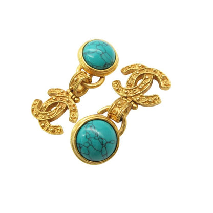 Chanel Earrings koizblue CC Logo Gold — view 7