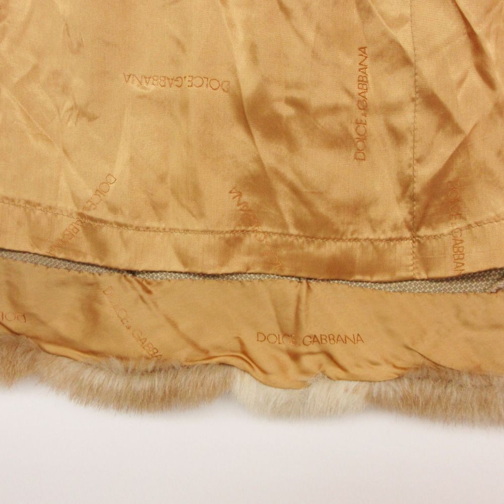 Dolce & Gabbana Coat fa Chezblanc Outer Collection Beige — view 6