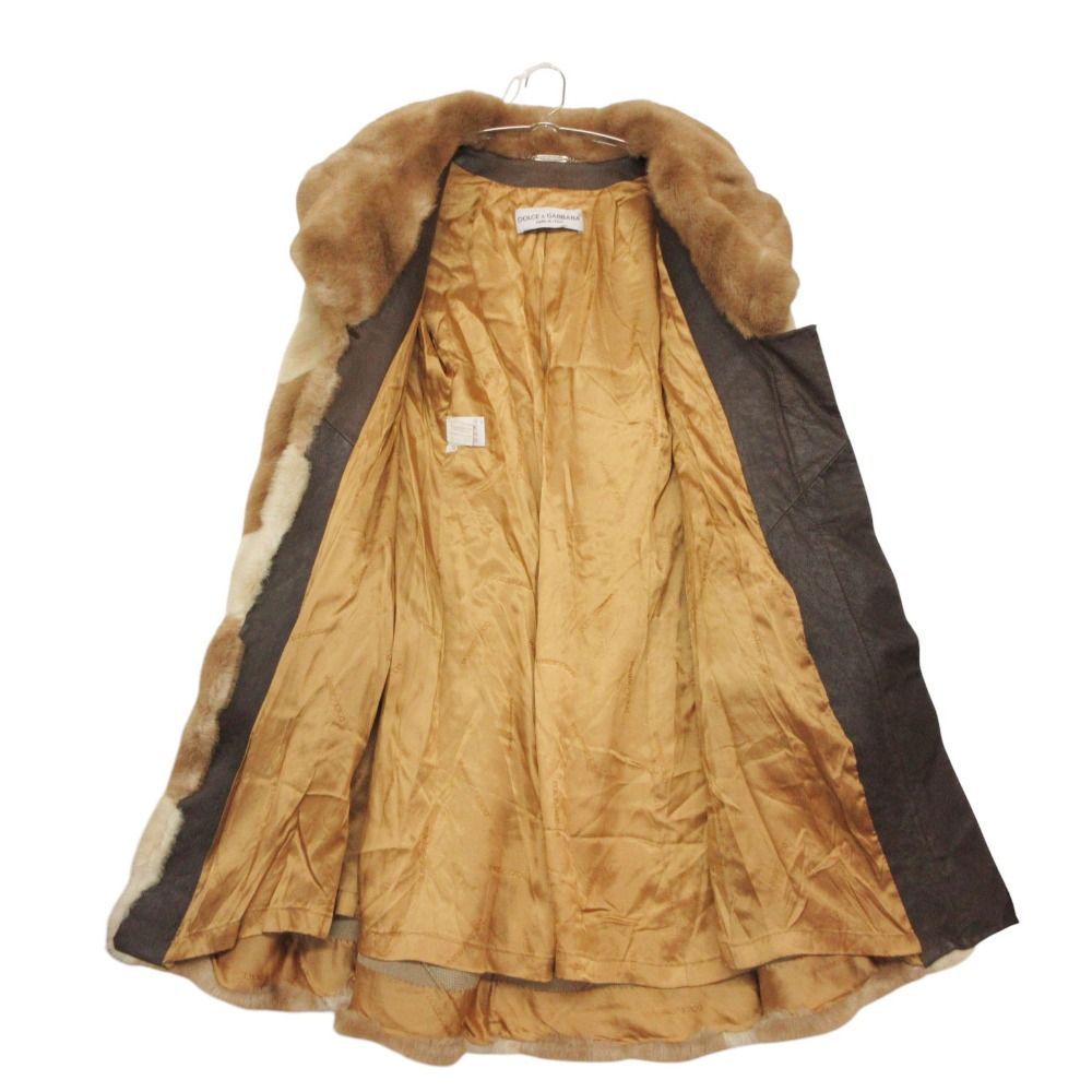 Dolce & Gabbana Coat fa Chezblanc Outer Collection Beige — view 3