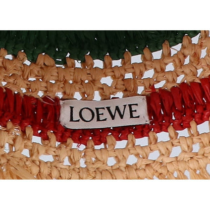 Loewe Anagram Raffia Striped Clochette — view 7