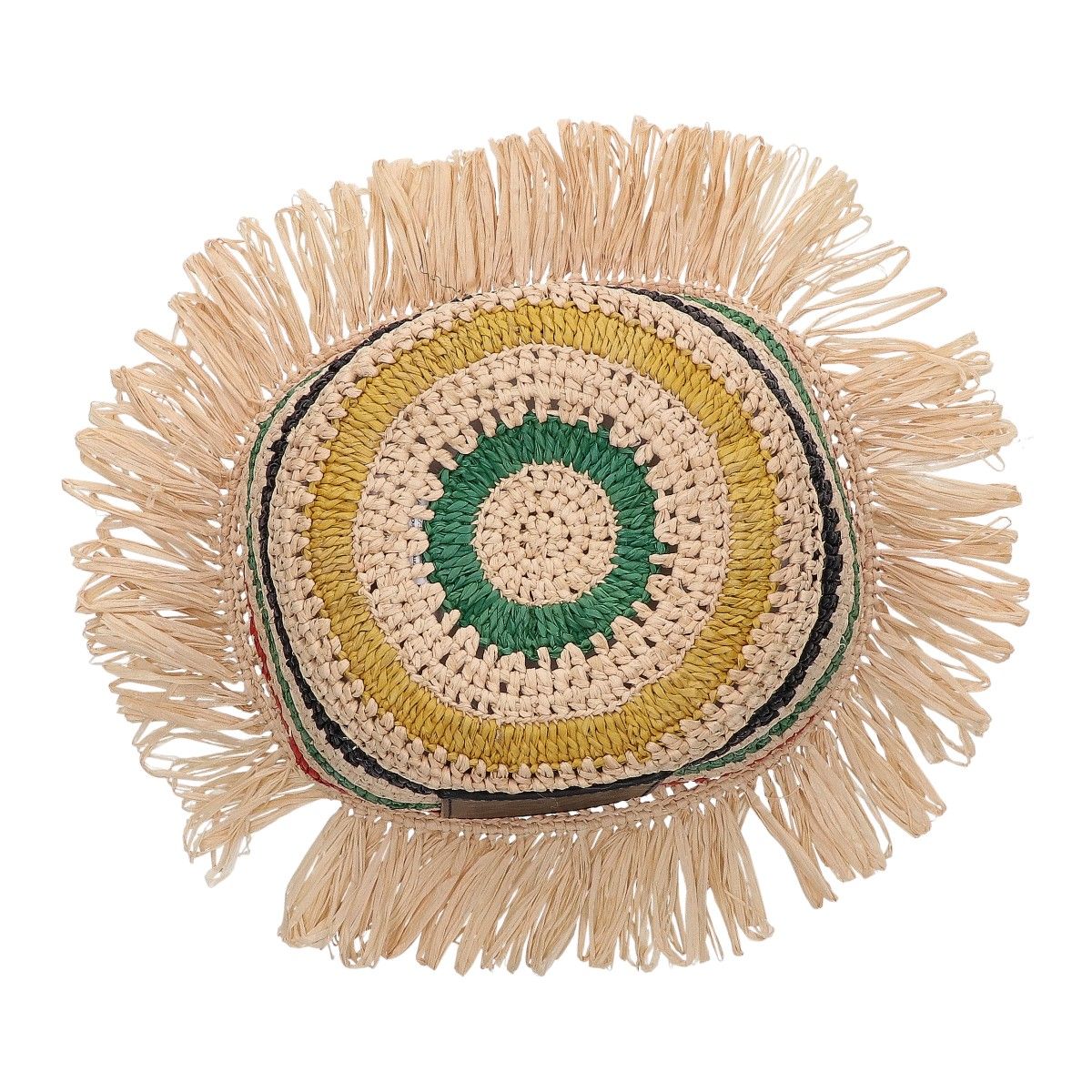 Loewe Anagram Raffia Striped Clochette — view 5