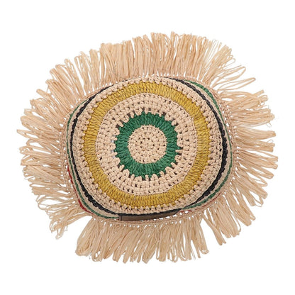 Loewe Anagram Raffia Striped Clochette — view 5